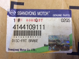 Ssangyong Rexton Genuine Front Disk Rotor New Part
