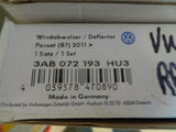 VW Passat Genuine Front Weather Shield Set New Part