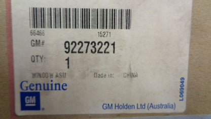 Holden Commodore VF Wagon Genuine Rear Tail Gate Window Glass New Part