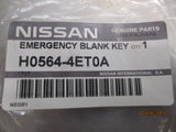 Nissan Qashqai J11 Genuine Emergency Blank Key New Part