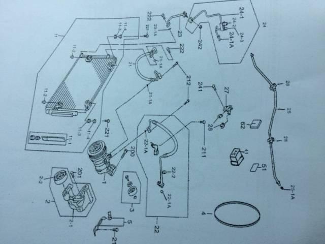 Toyota Hilux Genuine A/C Hardware Kit New Part
