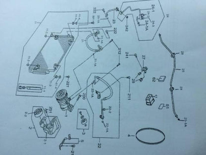 Toyota Hilux Genuine A/C Hardware Kit New Part