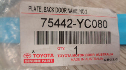 Toyota Camry Atara Genuine rear boot lid badge New Part