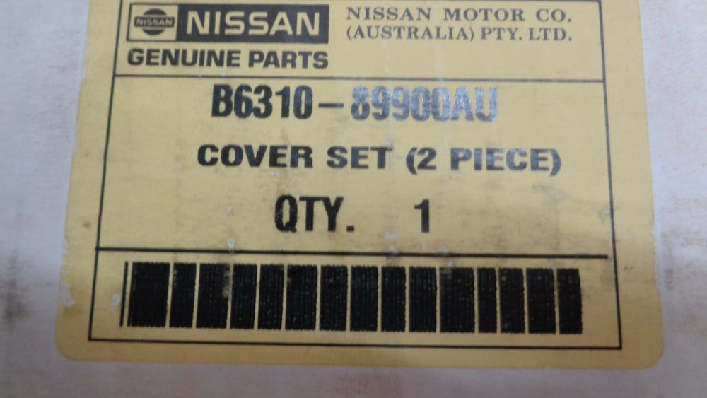 Nissan Genuine 106cm round driving light covers Pair New Part