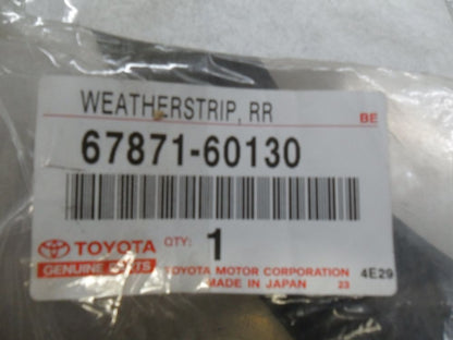 Lexus GX Genuine Rear Right Hand Weather Strip New Part
