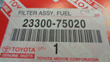 Toyota Hiace Genuine inline fuel filter new part see below detail