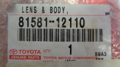 Toyota Corolla Genuine Right (Driver) Boot Lid Reverse Light Assy New Part