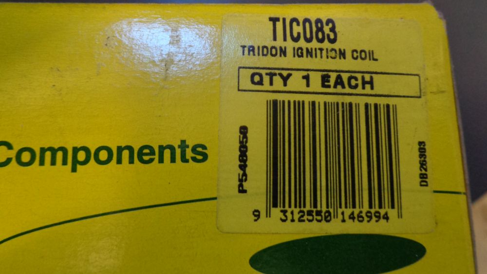 Tridon Ignition Coil Assy Suits VW/Seat/Skoda New Part