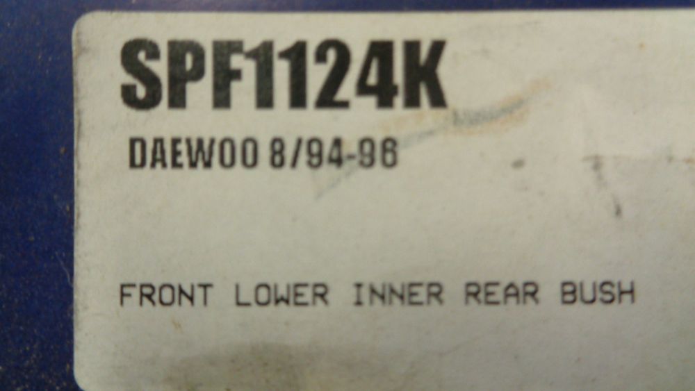 Super-Pro Front Inner Rear Bush Kit Suits Daewoo Cielo New Part