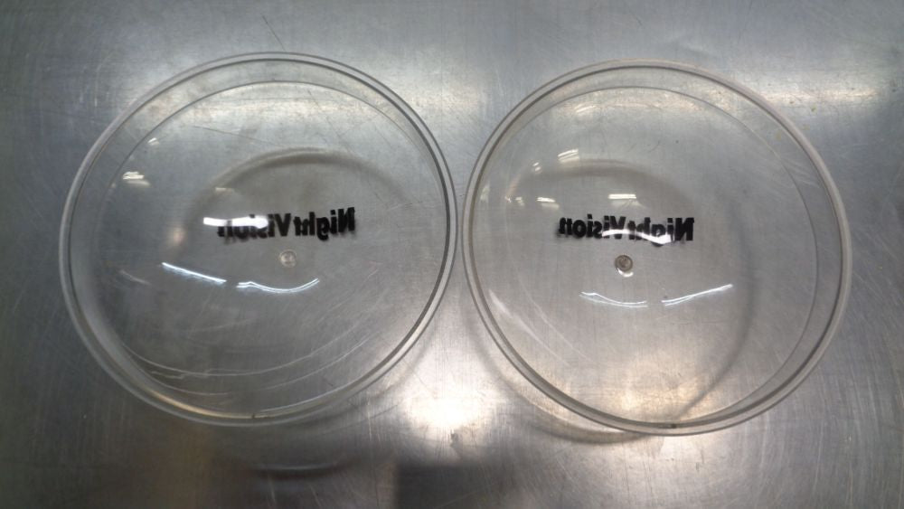 Night Vision Genuine 5 3/4'' Round Clear Fog Light Protectors New Part