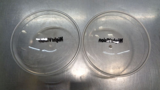 Night Vision Genuine 5 3/4'' Round Clear Fog Light Protectors New Part