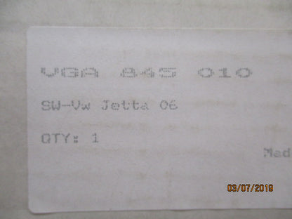 VW Jetta Genuine Front Pair Slimline Weather Shields New Part