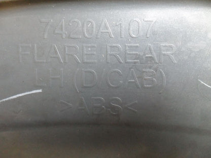 Mitsubishi Triton Genuine Dual Cab Left Hand Rear Flare Used Part