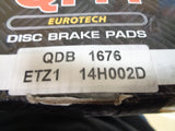 QFM Eurotech Ceramic Front Brake Pad Set Suits VW/Porsche New Part