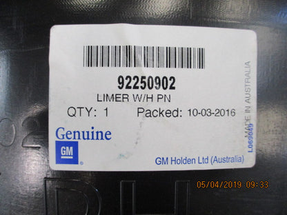Holden Commodore VE-WM Genuine Right Hand Rear Inner Wheel Liner New Part