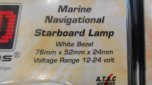 LED Autolamps 12-24 Volt Navigational Lamps Port & Starboard New part