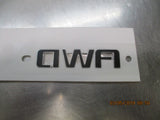 Holden Captiva Genuine Tailgate AWD Emblem New Part