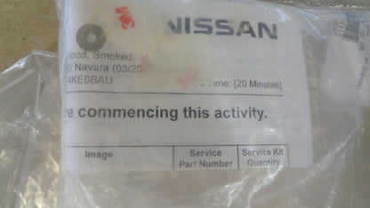 Nissan Navara NP300 Genuine clear bonnet protector Kit New Part