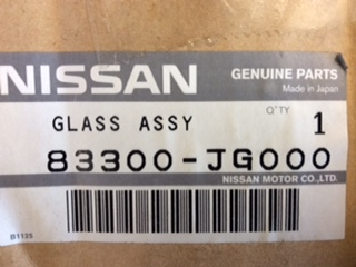 Nissan X Trail T31 Genuine Right Hand Rear wagon glass new part