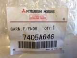 Mitsubishi Mirage Genuine left hand fender moulding trim new part