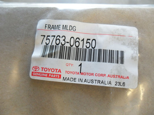 Toyota Camry/Aurion Genuine Moulding Rear Door Window Frame Right Hand Side New Part