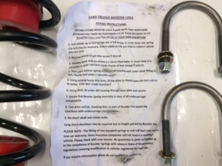 Booster Coils Suits Toyota Landcruiser Cab Chassis New Part