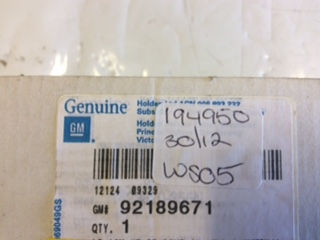 Holden VE Commodore Genuine Rear Roof Interior Light New Part