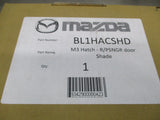 Mazda 3 BL Hatch Face Lift Genuine Rear Door Sun Shade Kit New Part