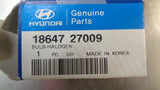 Hyundai Genuine Halogen Bulb Suits Various Models New Part