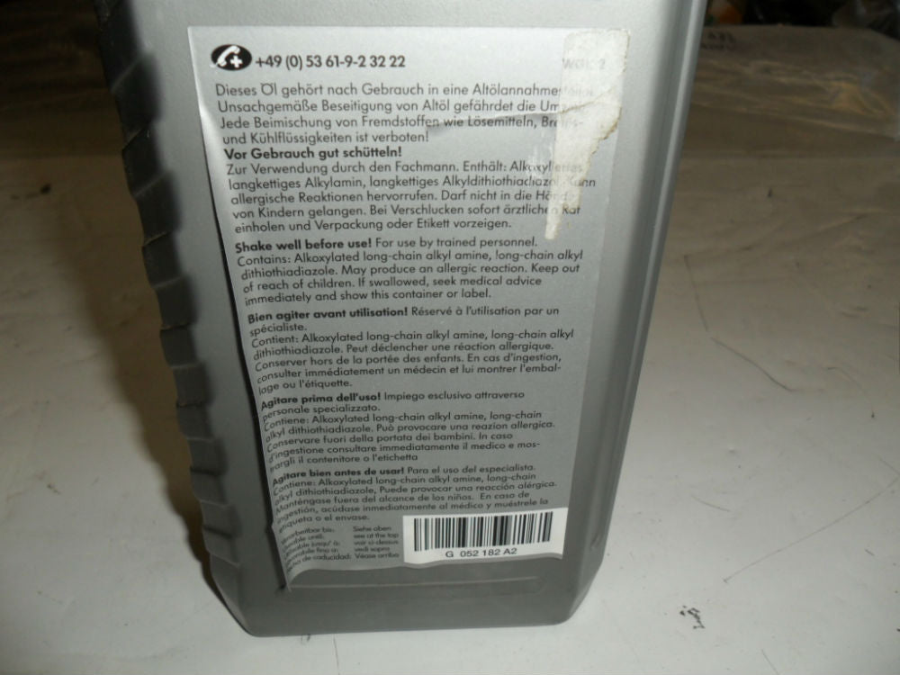 VW Transmission Fluid fluid Double Clutch Trans New Part