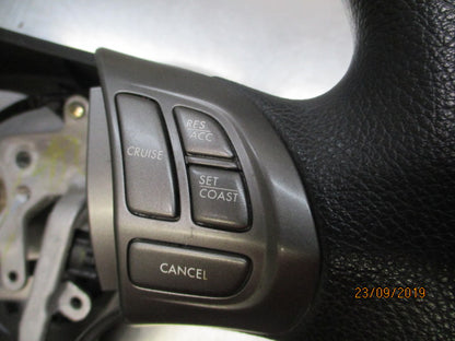 Subaru Impreza Genuine Steering Wheel With Cruse Switches Used Part VGC