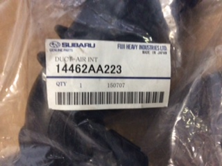 Subaru Impreza Genuine Duct Air Intake Pipe New Part