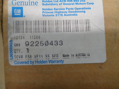 Holden VE Commodore Series 2 Genuine Passenger Leather Front Seat Back Trim New Part