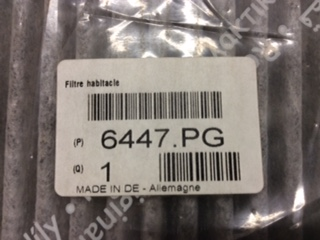 Peugeot Genuine Cabin Filter New Part