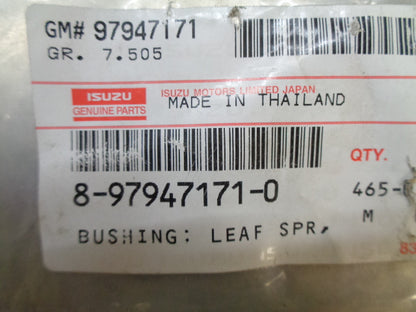 Isuzu D-Max Genuine Leaf Spring Bush New Part