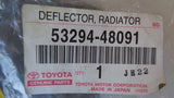 Toyota Kluger Genuine Radiator Supt Left (Passenger Air Deflector New Part