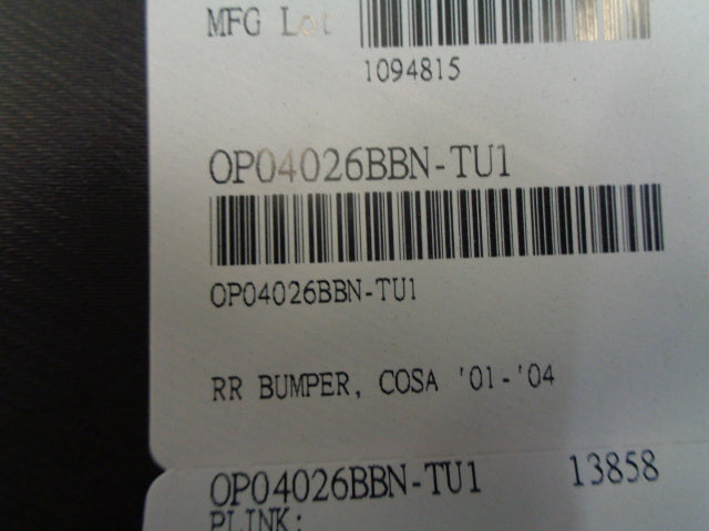 Tong Yang Rear Bumper Suits Holden Barina New Part