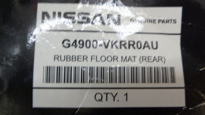 Nissan Navara D22 Genuine Rear H/Duty Rubber Mat Set New Part