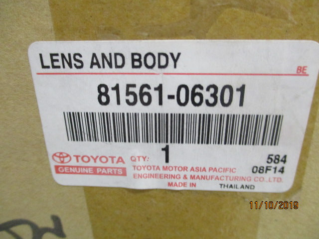 Toyota Aurion XV40 Sportivo Genuine Left Hand Rear Tail Light New Part