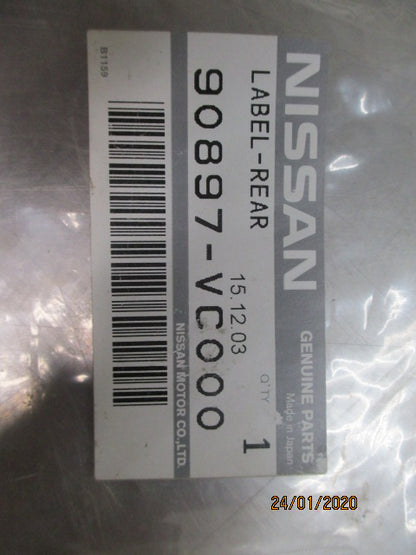 Nissan Patrol Gu Y61 Genuine Tail Gate 3.0 Di Emblem New Part