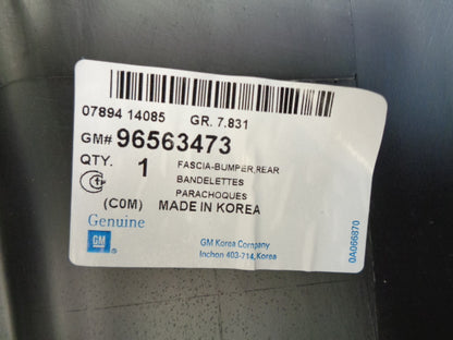 Daewoo Matiz Genuine Rear Bumper Bar Cover New Part