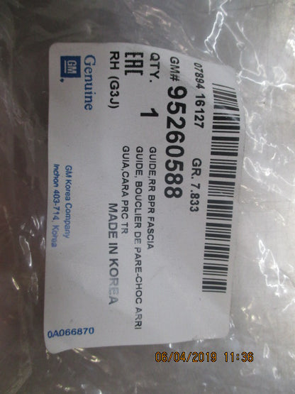 Holden Cruse Wagon Genuine Right Hand Rear Bumper Bracket New Part.