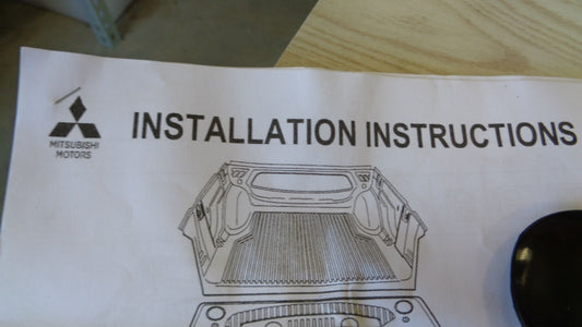 Mitsubishi MN Triton Genuine S/Cab tub liner under body mounting kit New Part