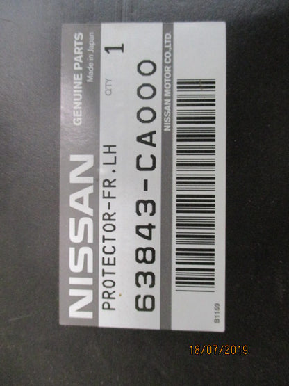 Nissan Murano Genuine Left Hand Front Inner Splash Guard New Part