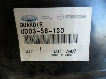New Genuine Mazda B2600 RHF Guard Liner. 1987 - 1993