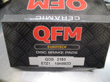 QFM Eurotech Ceramic Front Brake Pad Set Suits Mercedes-Benz New Part