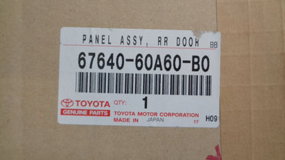 Toyota landcruiser 100 series Genuine left hand rear door trim New part
