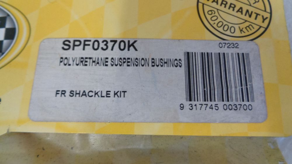SuperPro Front Spring Rear Bush Kit All Suits Ford Mazda New Part