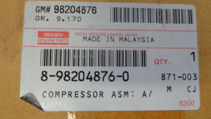 Isuzu MU-X Genuine A/C Compressor New Part