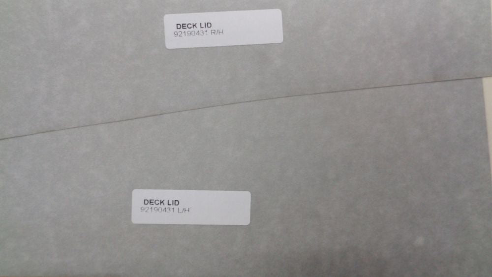 Holden VE Commodore Genuine Body Stripe Decal Silver Full Kit New Part